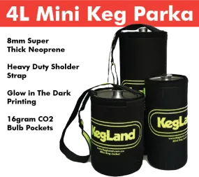 4L Glow in the Dark Mini Keg Neoprene Keg Parka / Jacket