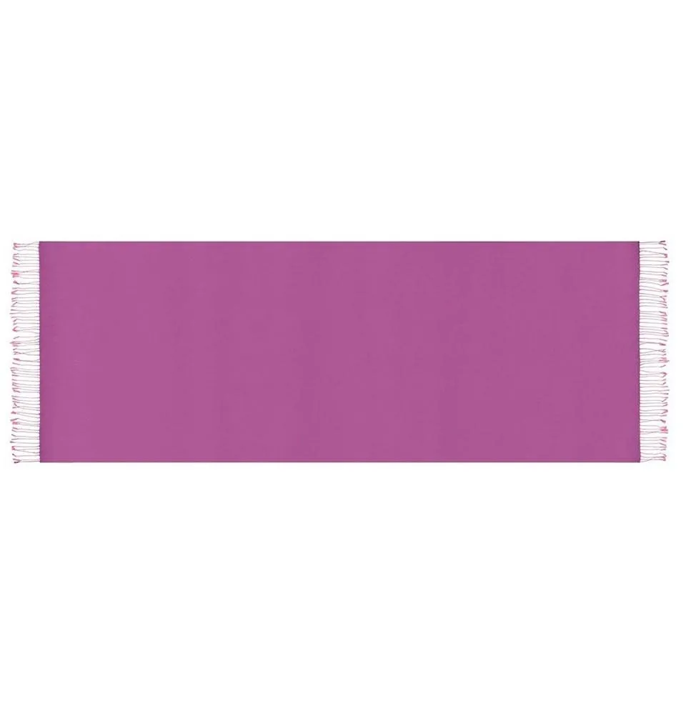 Aker Double-Sided Silk Hijab Shawl #390 Fuchsia / Purple