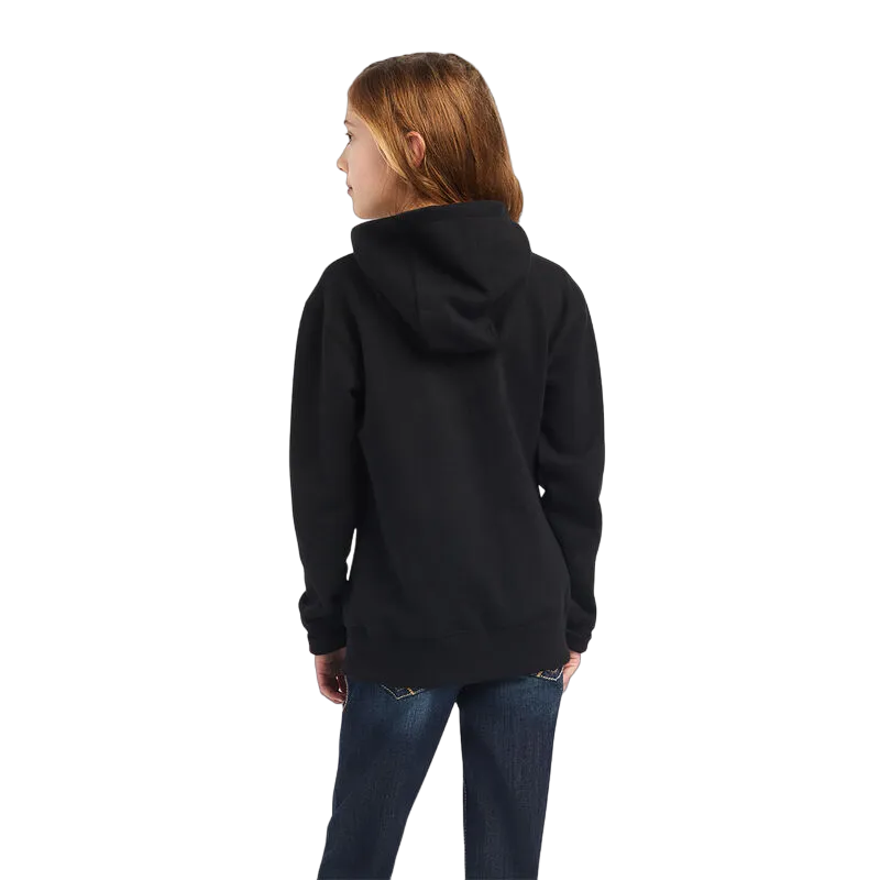 Ariat Kid's  Real Glitter Logo Hoodie