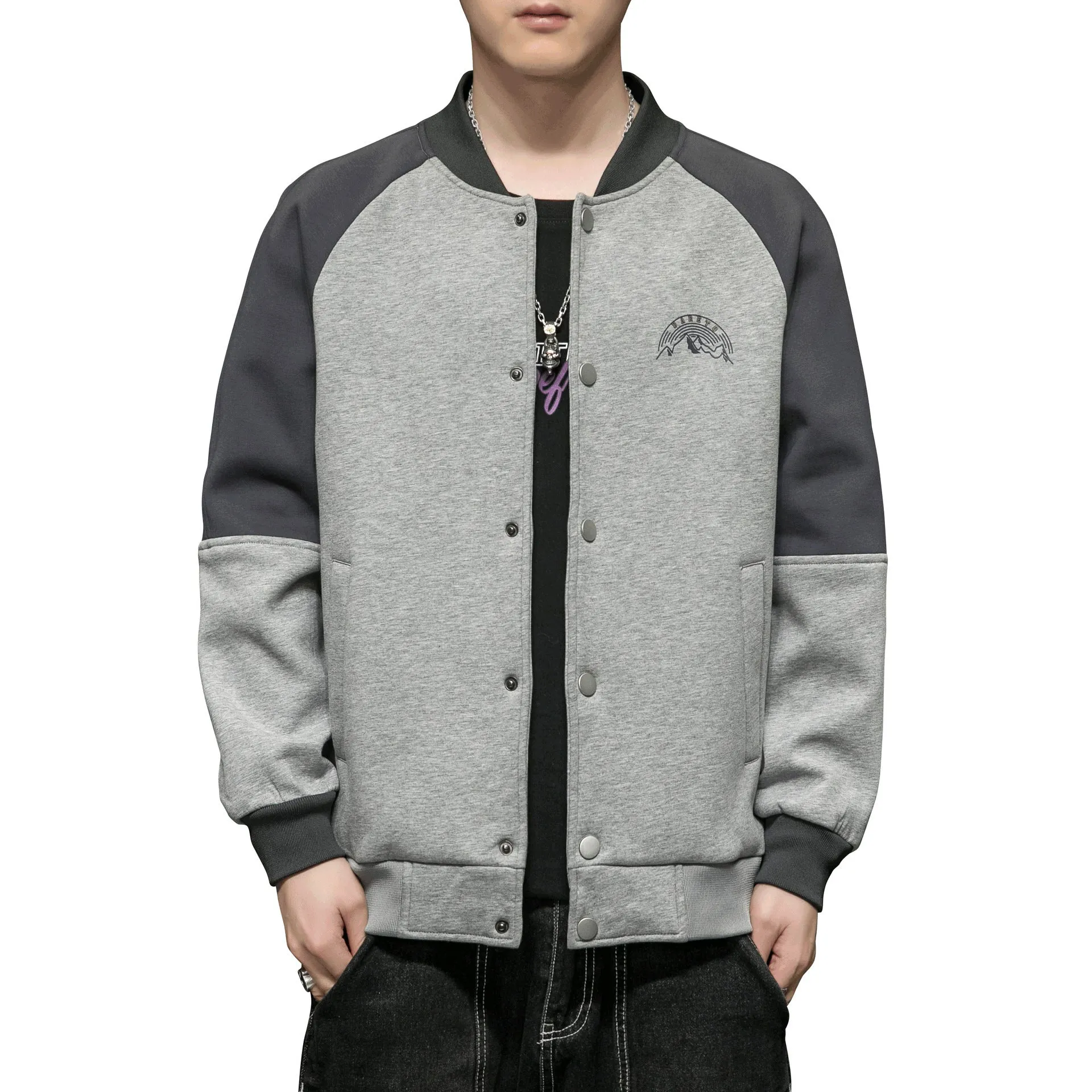 Baggy Jacket Baseball Jacket Men's Spring and Autumn Loose Casual