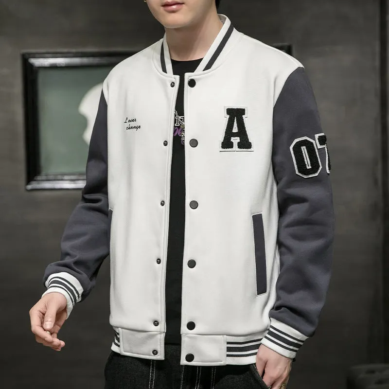 Baggy Jacket Baseball Jacket Men's Spring and Autumn Loose Casual