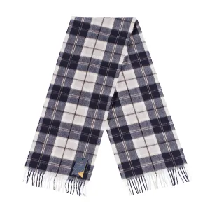 Balmoral 100% Cashmere Woven Scarf Bannockbane Silver