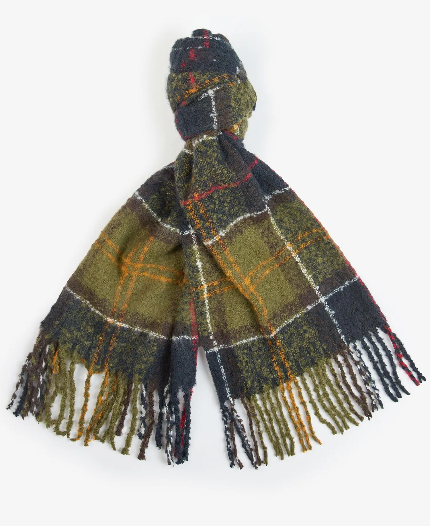 Barbour Saltburn Hat & Tartan Scarf Giftset Classic Tartan LGS0077