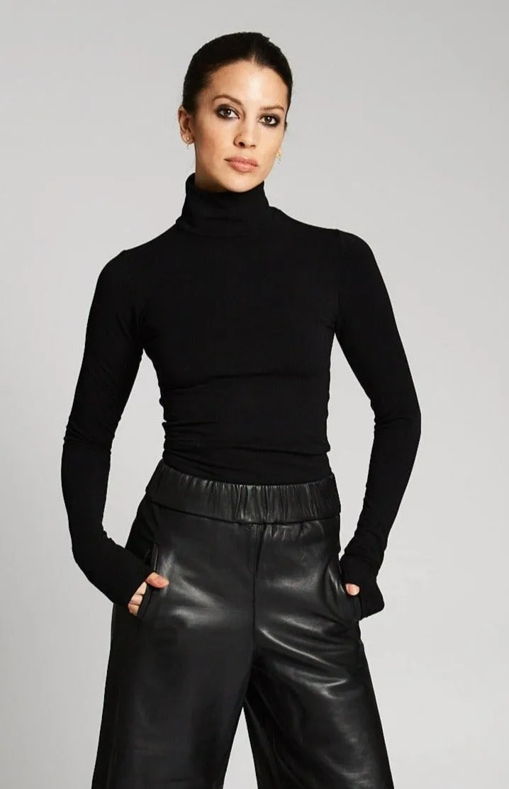 Black City Long Sleeve Turtleneck