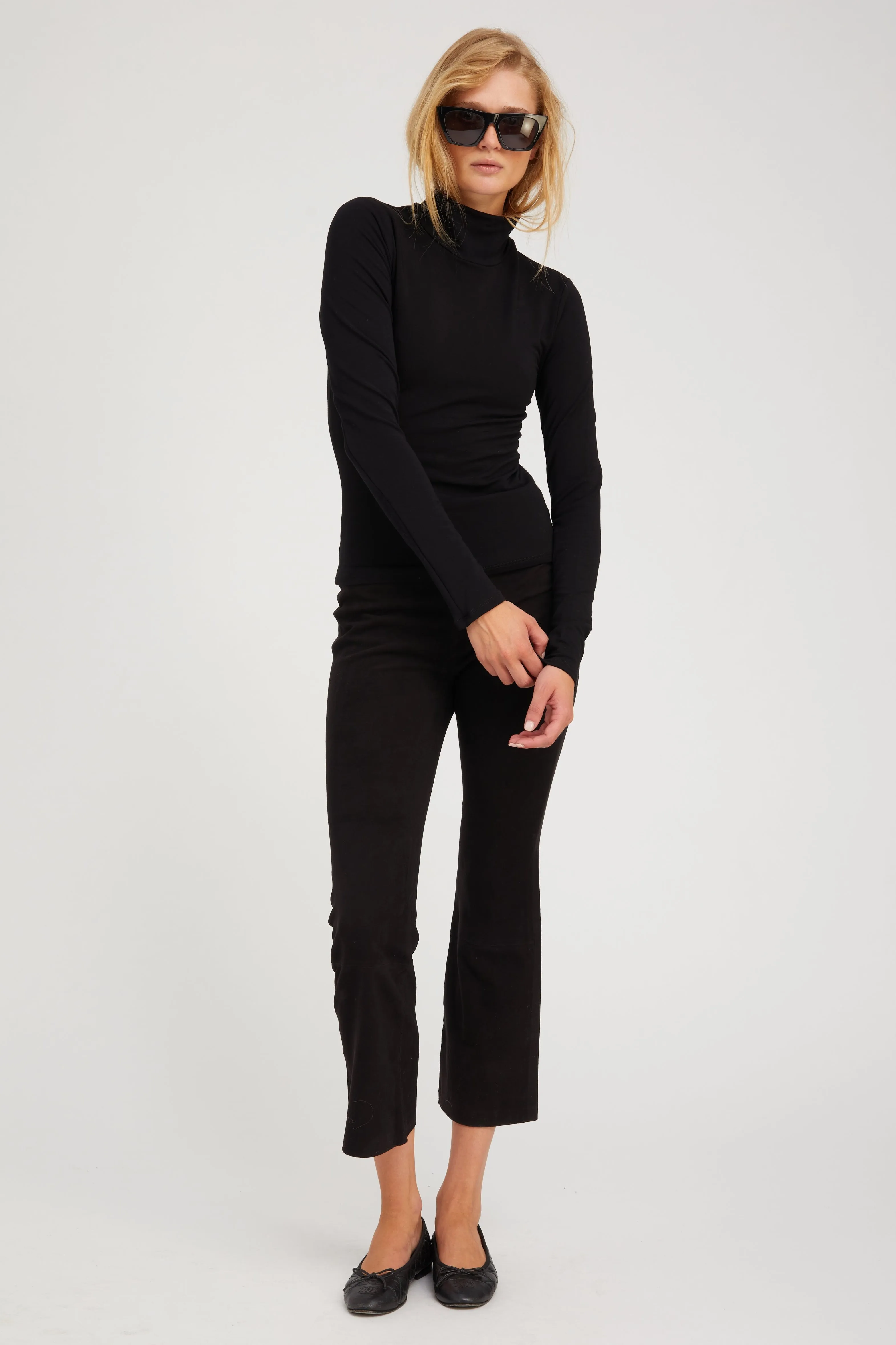 Black City Long Sleeve Turtleneck