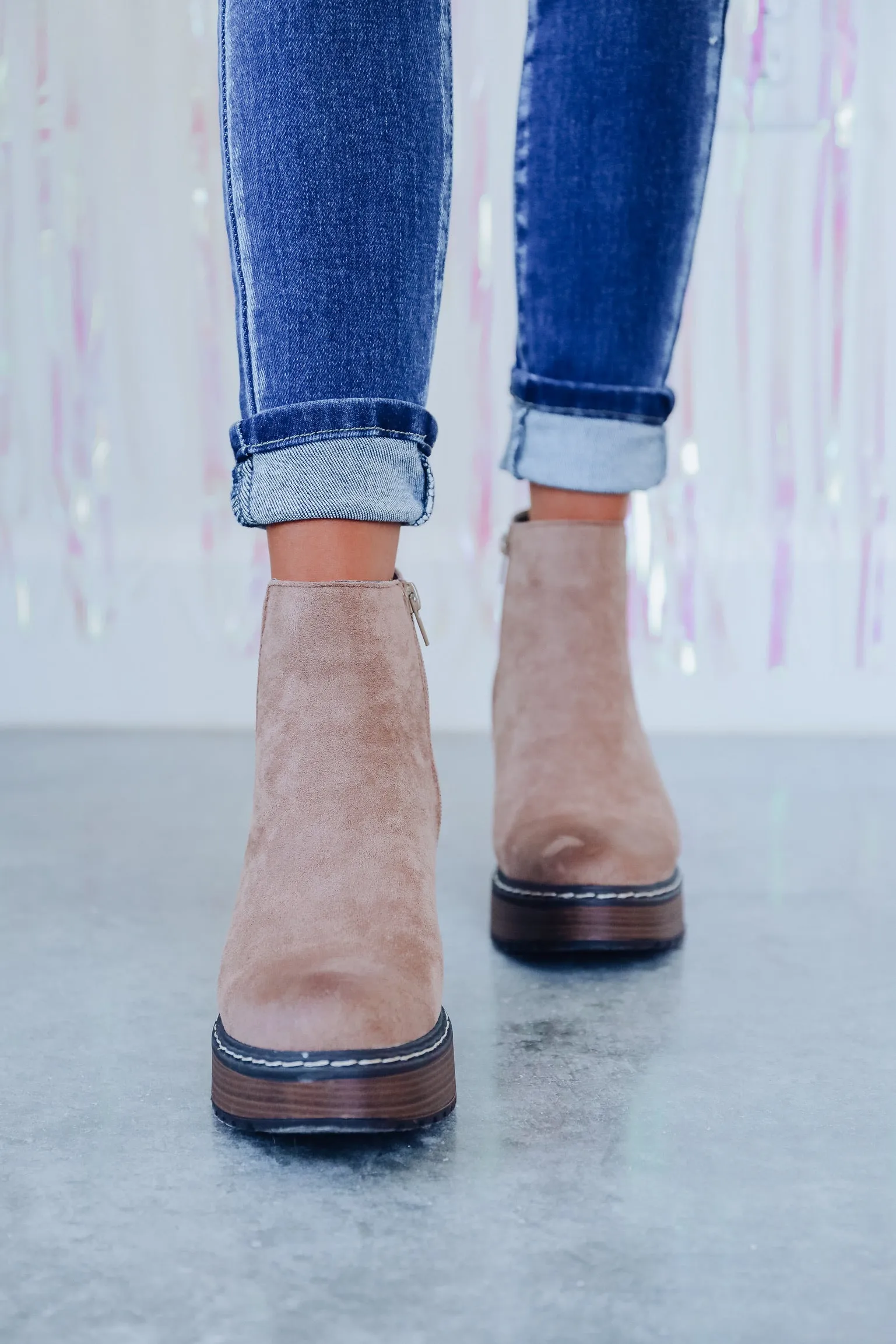 Brooks Suede Lug Boot - Tan