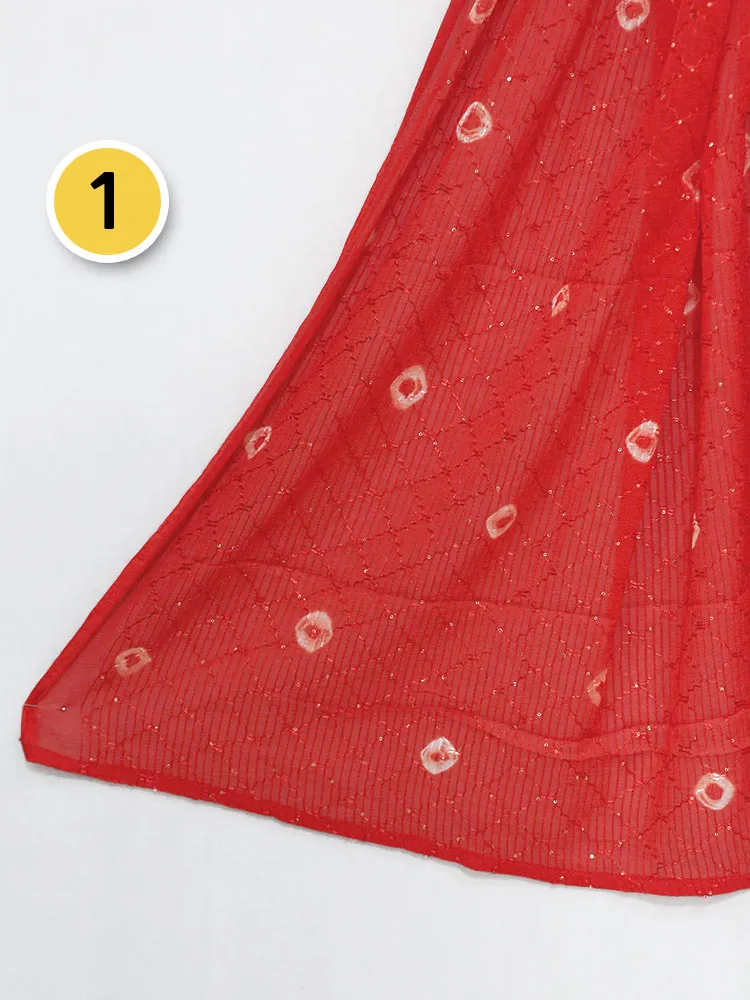 Chiffon chungidi dupatta