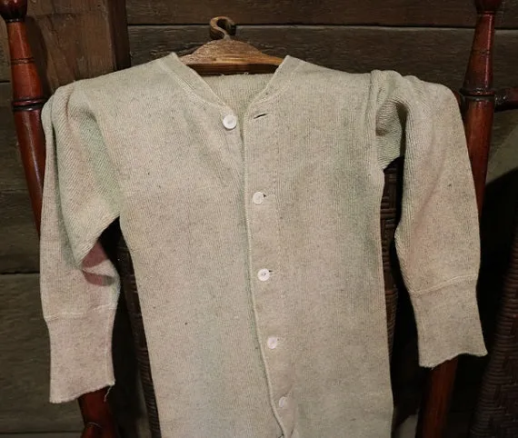 Child's Long Johns Union Suit Pilgrim Sears Brand 1930's