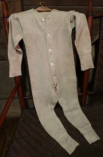 Child's Long Johns Union Suit Pilgrim Sears Brand 1930's