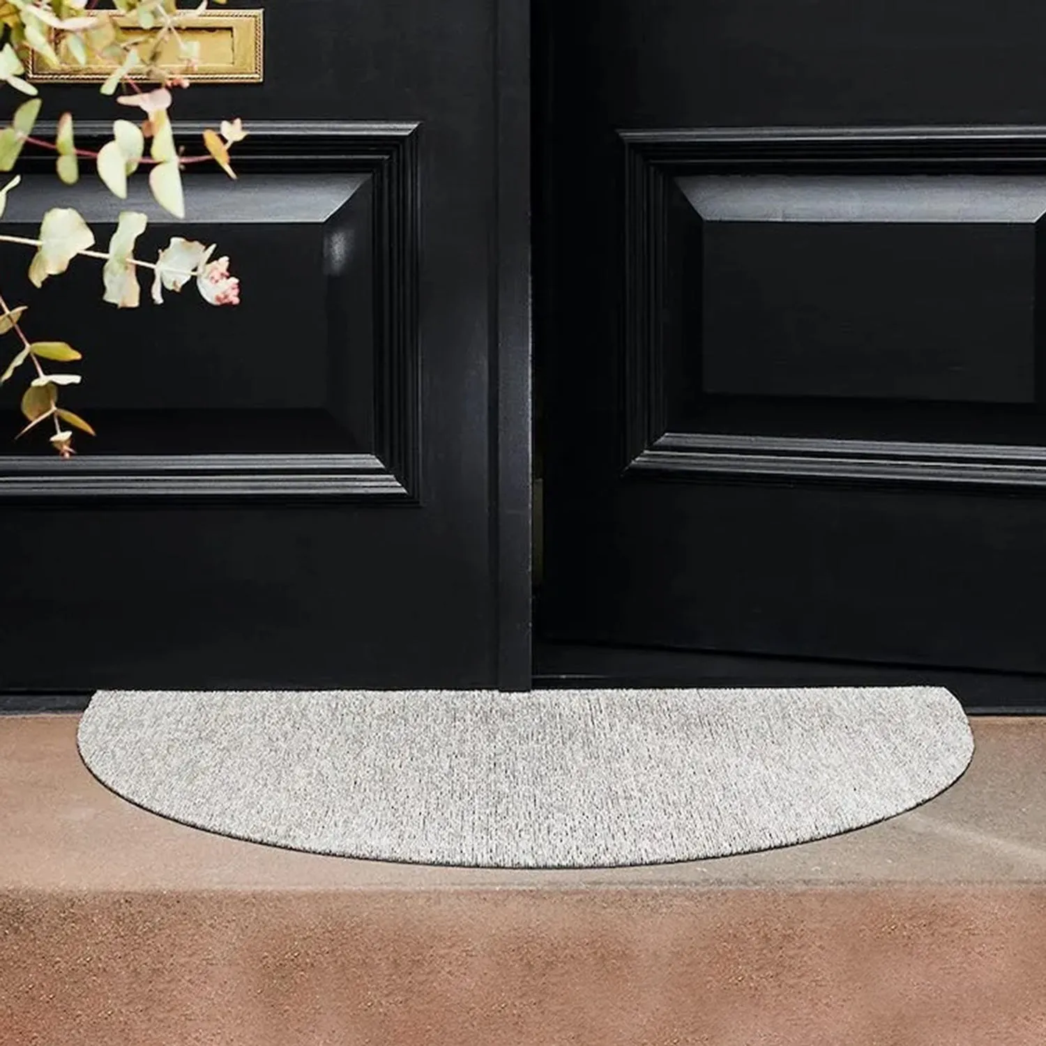 chilewich | welcome doormat | heathered fog