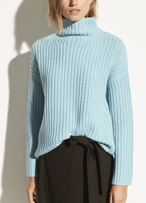 Chunky Ribbed Turtleneck in Aria