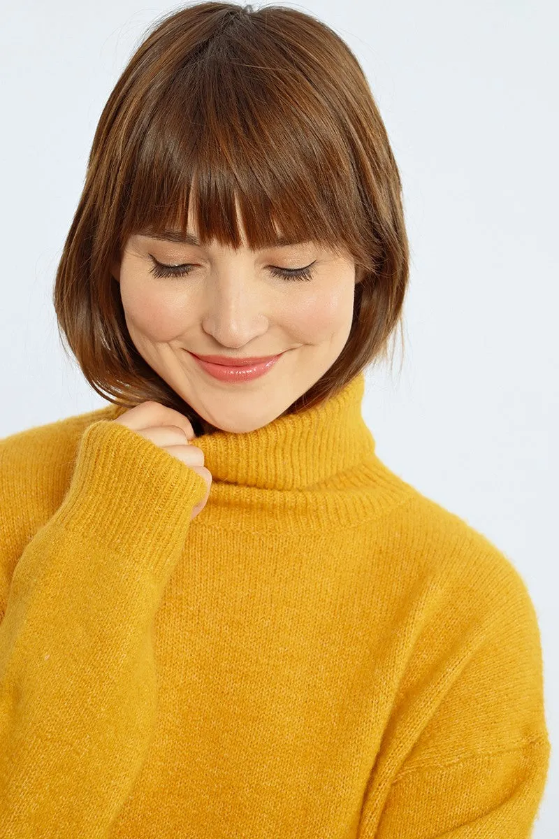 Classic Turtleneck Sweater - Yellow