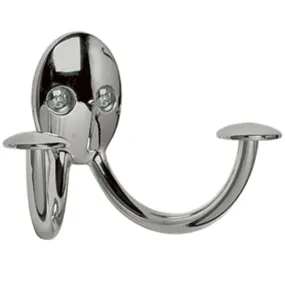 Coat Hooks Wall Mounted - Chrome