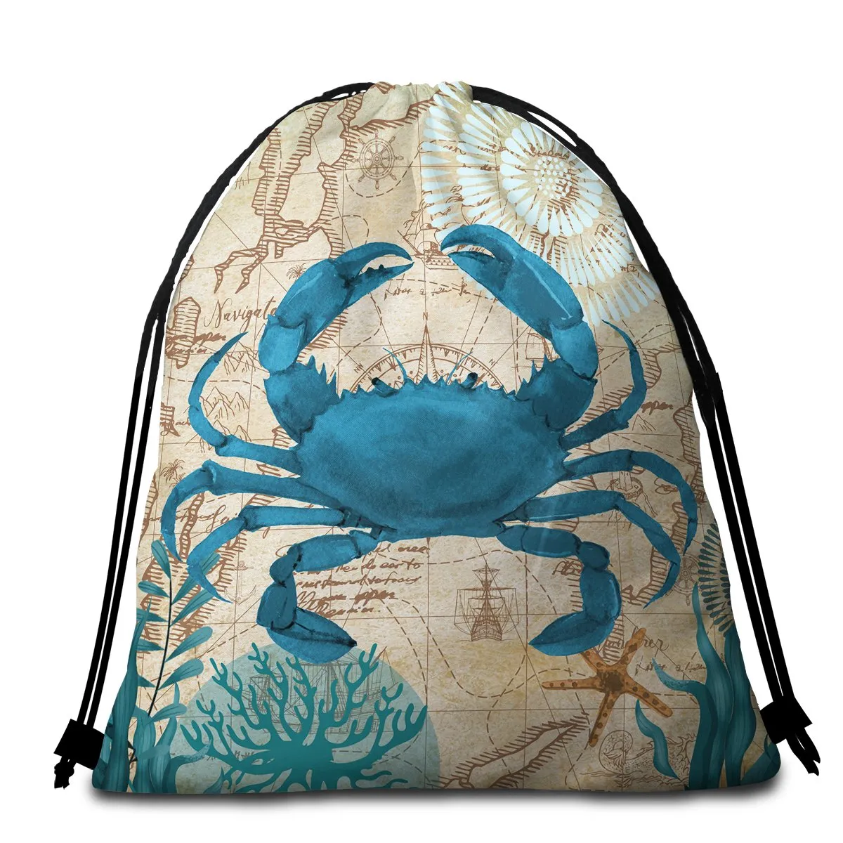 Crab Love Towel   Backpack