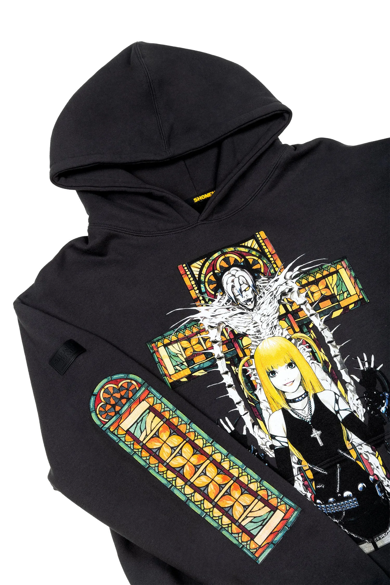 Death Note Misa Stained Glass Pullover Hoodie - Bristol Black