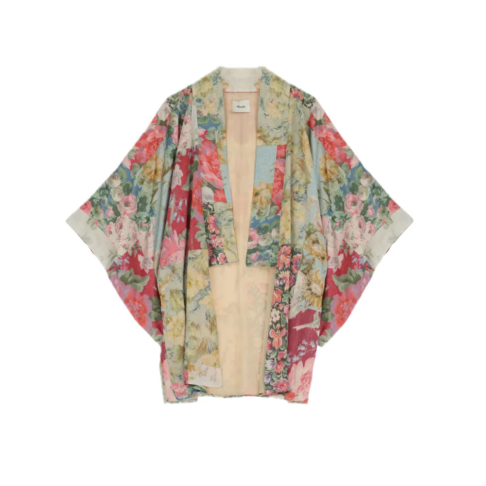 Dixie multicolor kimono jacket