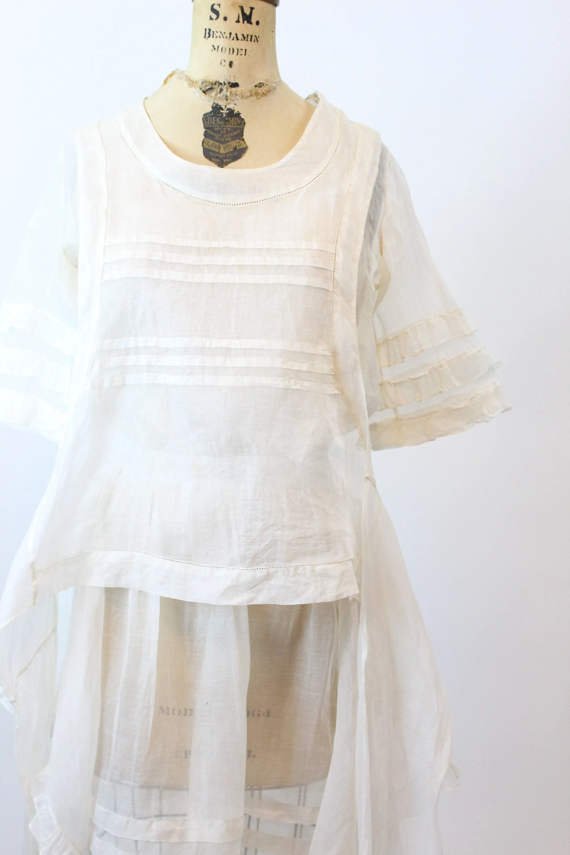 EDWARDIAN 1920s organdy dress small | new spring summer