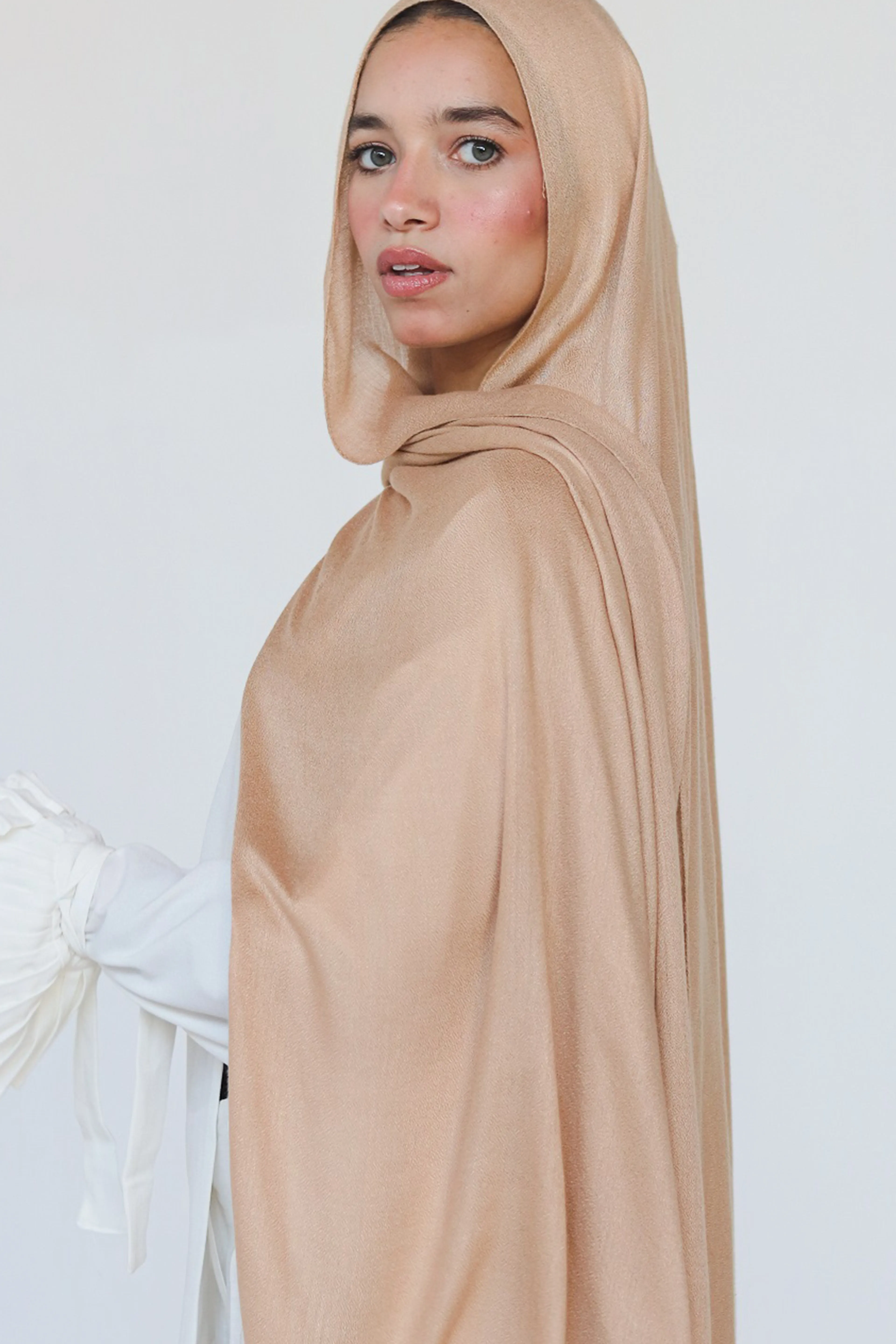 Elegance Modal Hijab -Beige