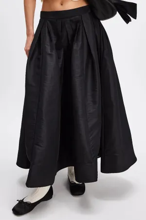 Emilia Full Skirt in Black