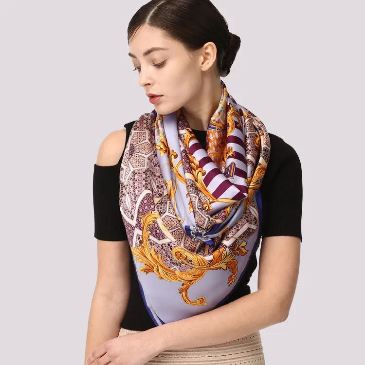 Energy Charmeuse Silk Scarf 106