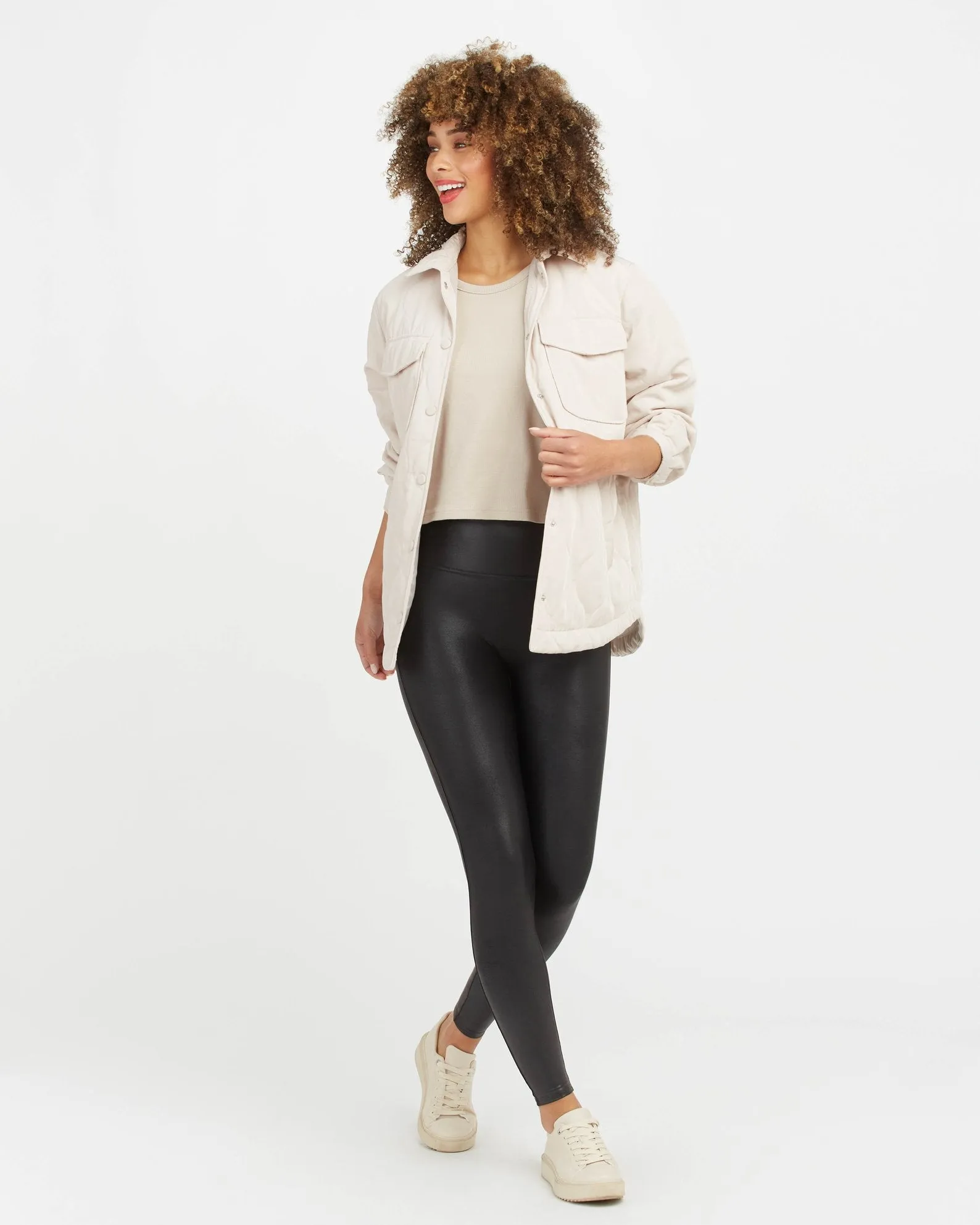 FAUX LEATHER LEGGINGS