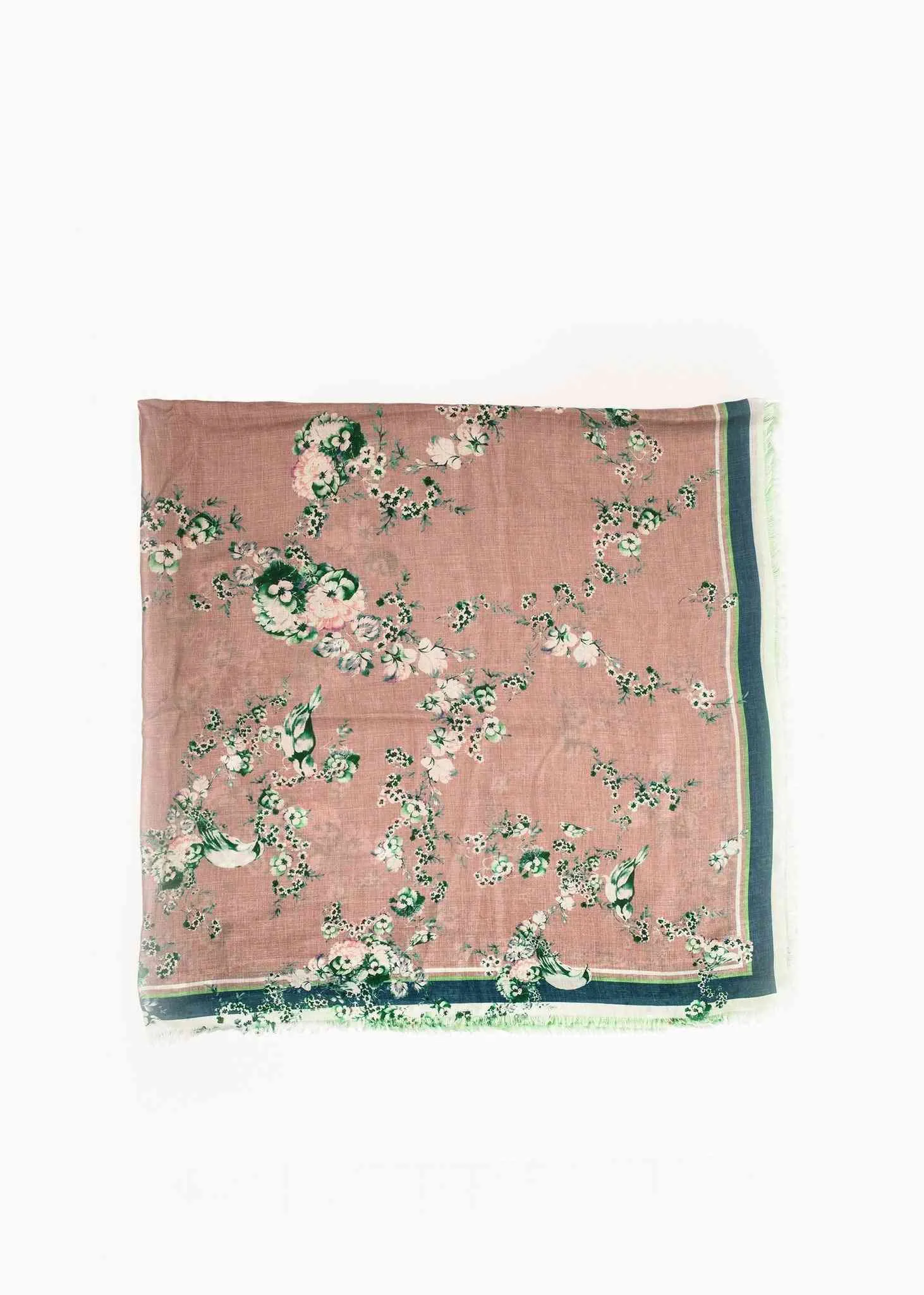 Floral Cashmere Scarf