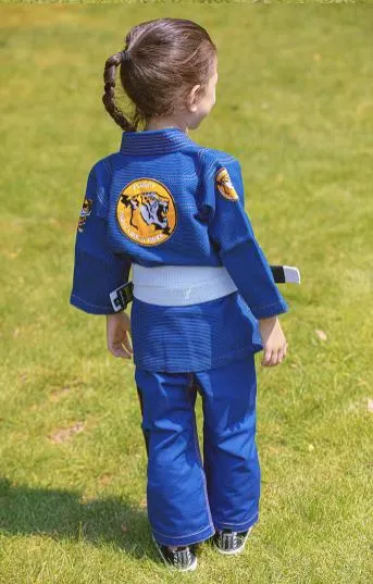 FLUORY BJJF33 JIU JITSU GI JUNIOR SIZE XXXS-XL BLUE