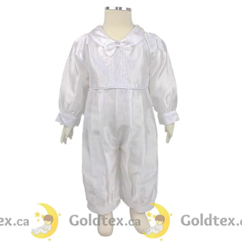 Formal Kids Wear 3 Piece Baby Boy Baptism Jumpsuit 2166