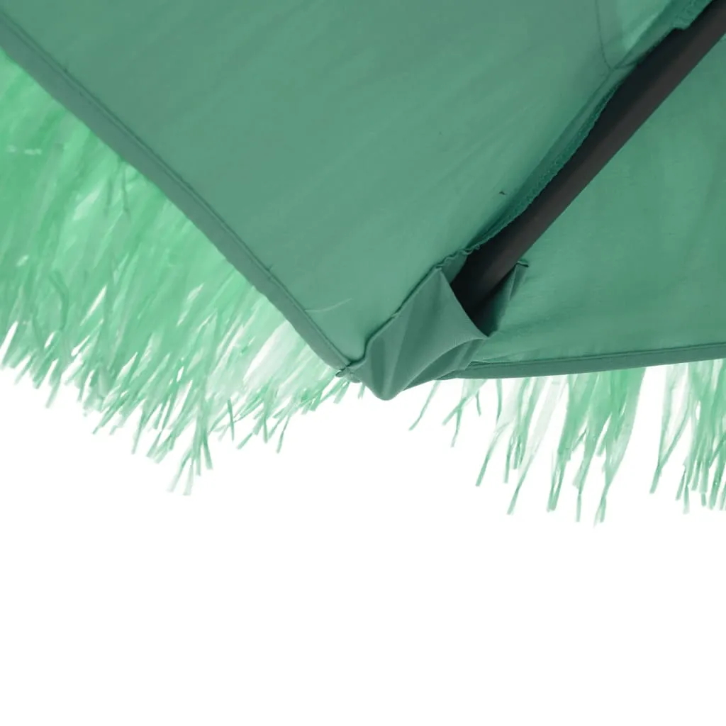 Garden Parasol with Steel Pole Green 290x290x238 cm