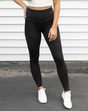 Grace & Lace Squat Proof Athleisure Leggings - Black