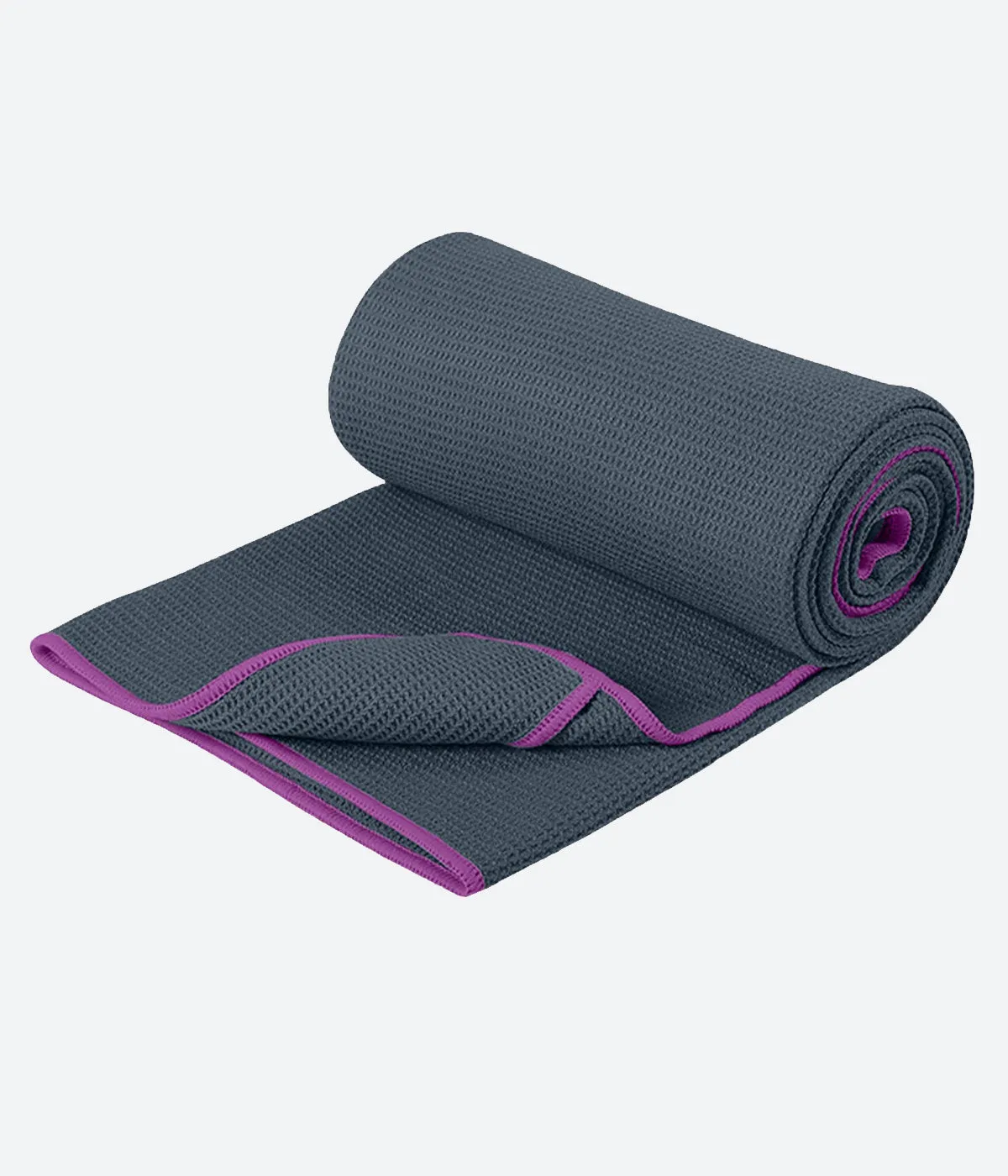 Heathyoga Microfiber Silicone Coating Layer Yoga Towel - Gray