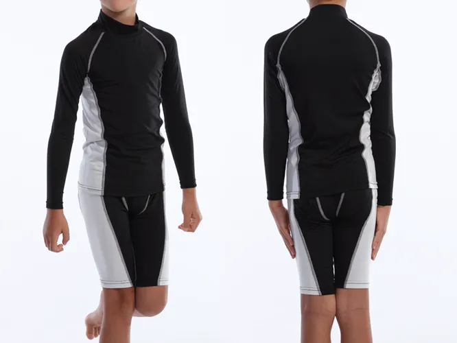 High-Neck Long Sleeve Base Layer Top