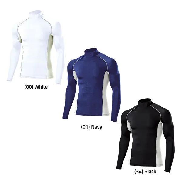 High-Neck Long Sleeve Base Layer Top