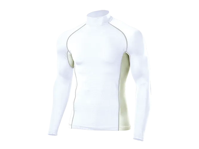 High-Neck Long Sleeve Base Layer Top