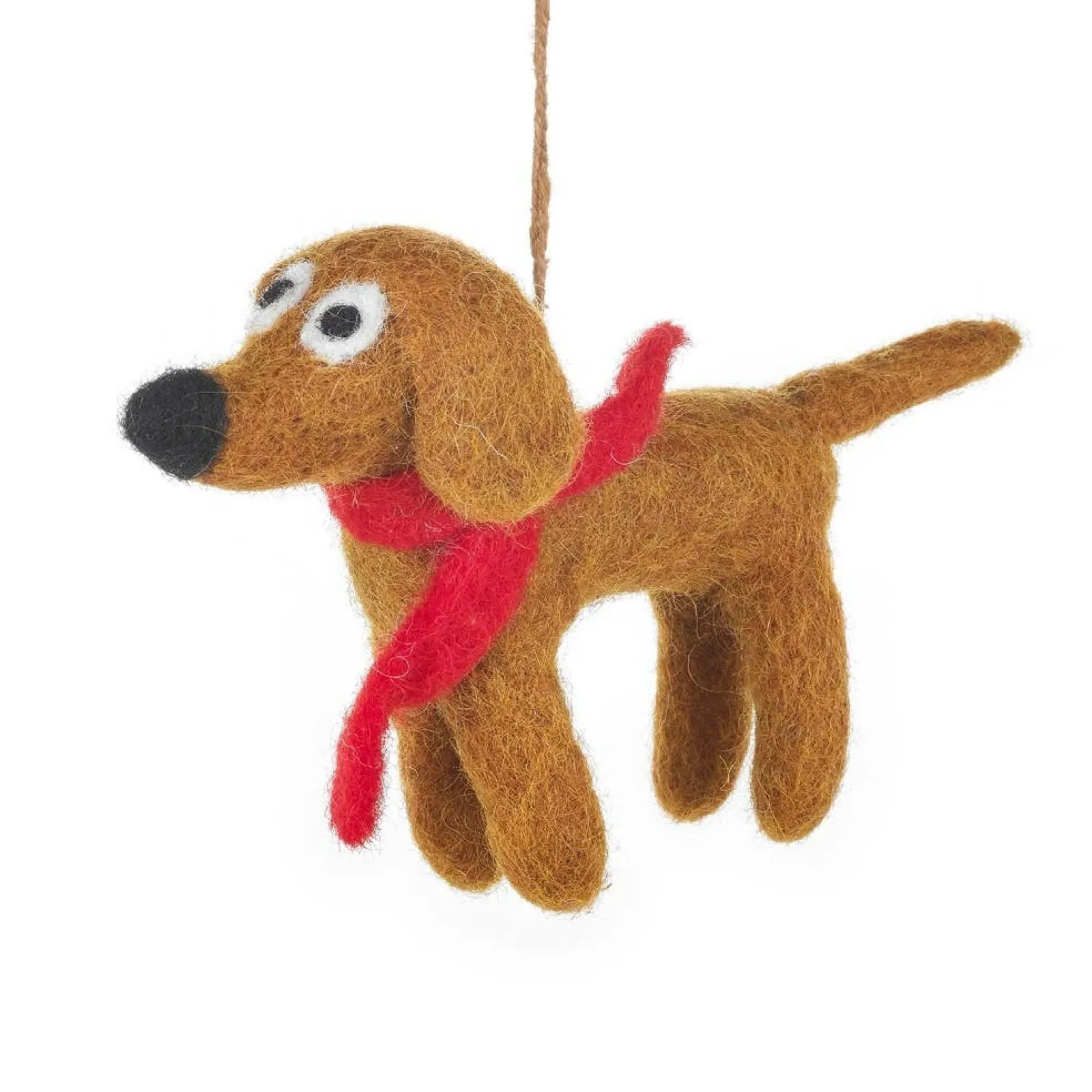 Jasper the Dog Felt Ornament 3.5"