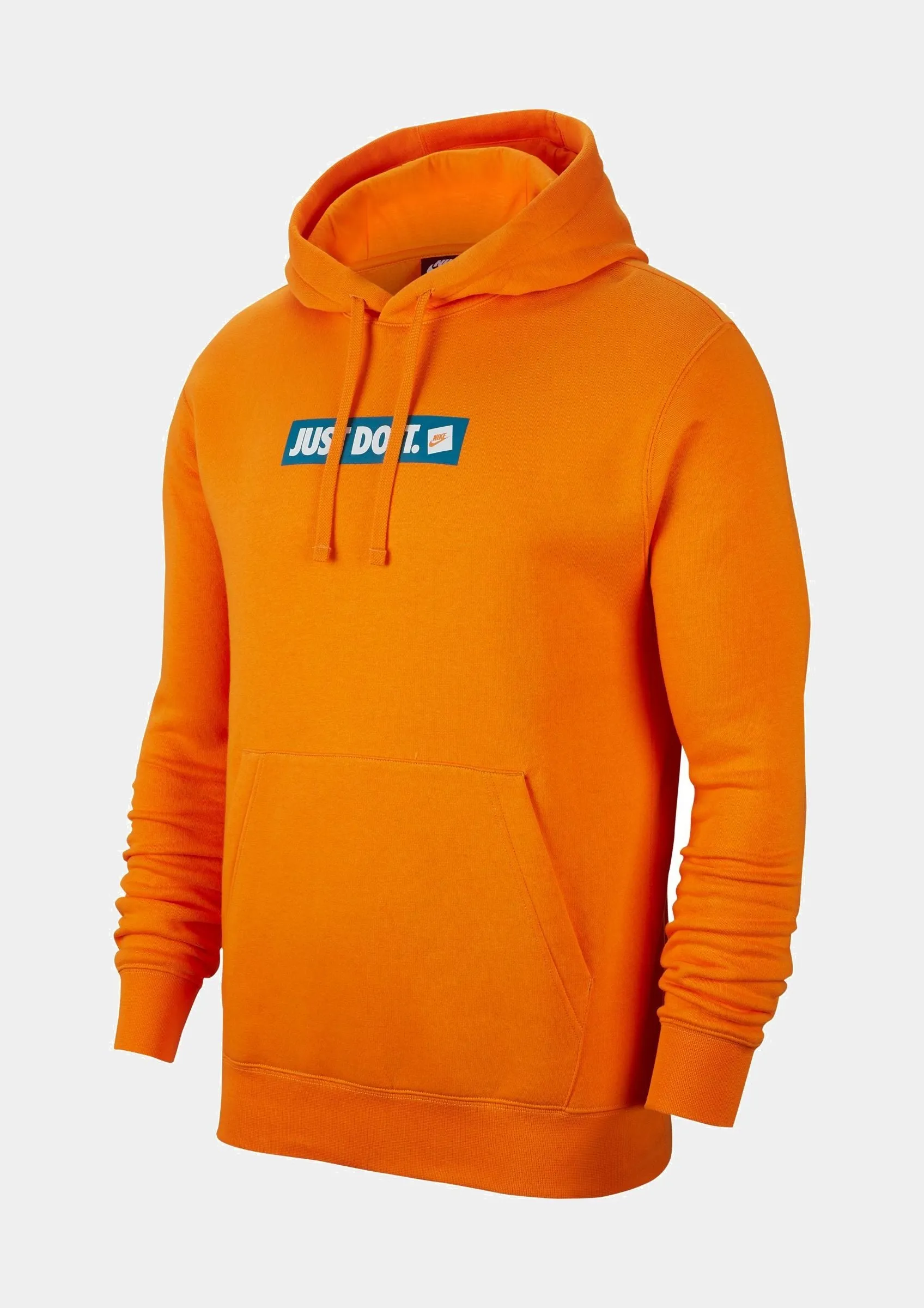 JDI Fleece Mens Pullover Hoodie (Orange)