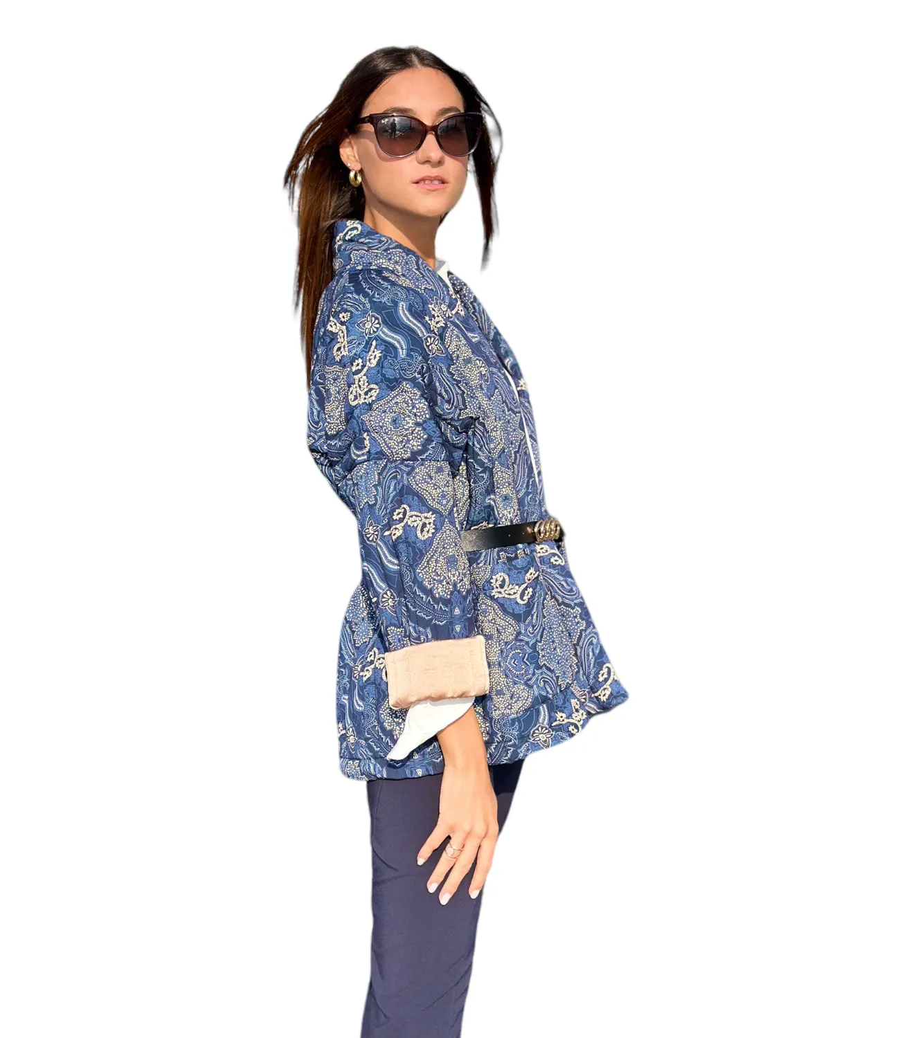 Kontatto blue kimono jacket