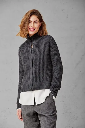 Kristensen Du Nord Cashmere Highneck Cardigan