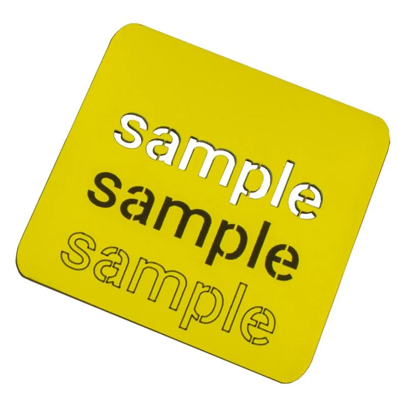 Laser Engraving Laminate Sheets - Samples