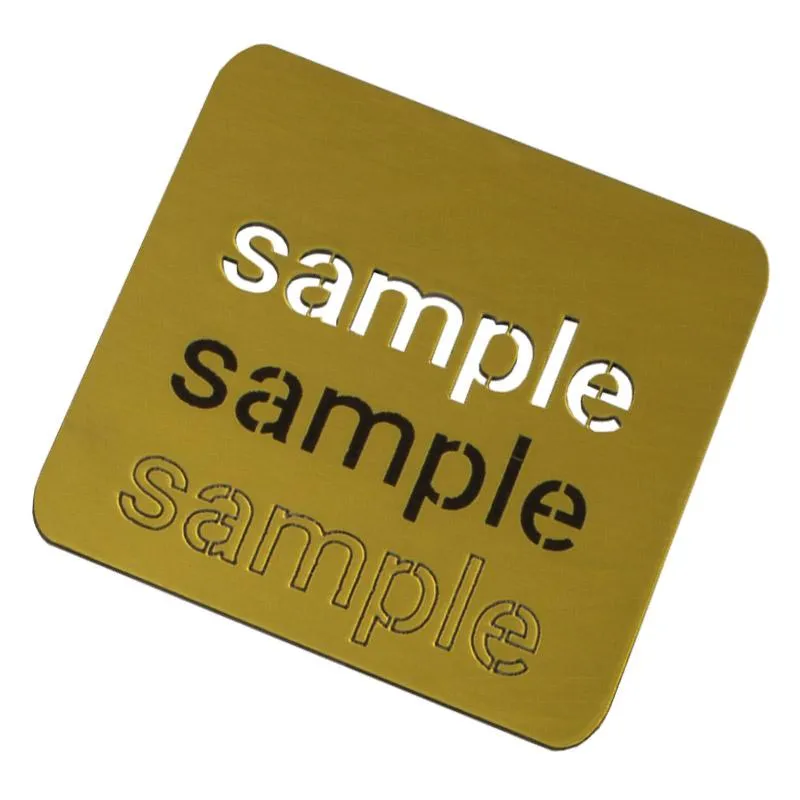 Laser Engraving Laminate Sheets - Samples