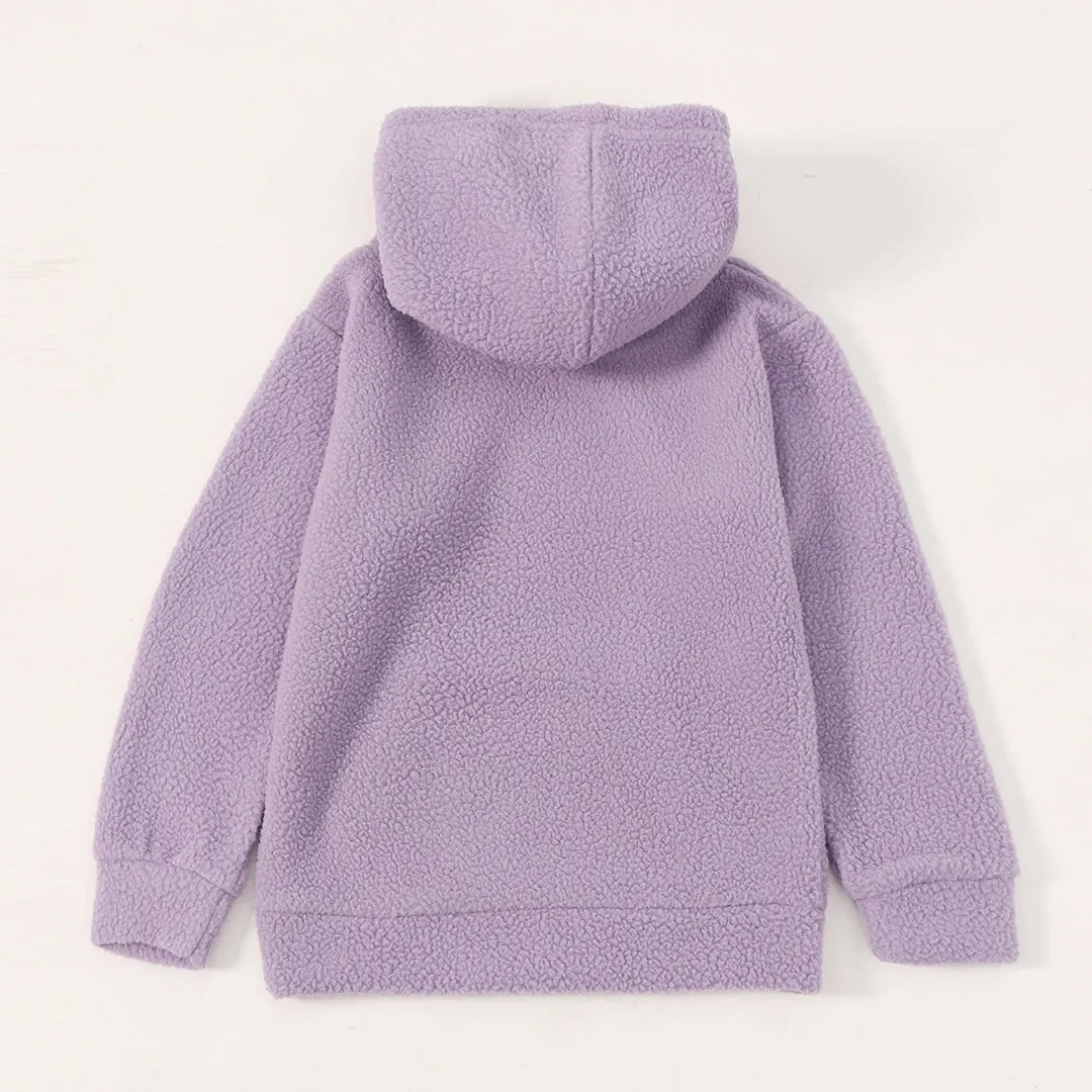 Lilac Kids Unisex Sherpa Pullover