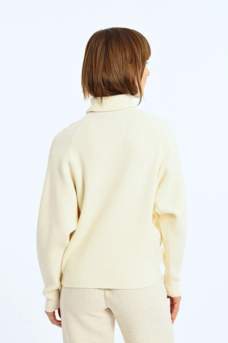 MBN Turtle Neck Crossover Sweater