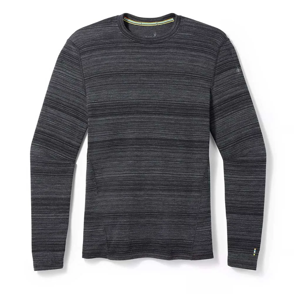 Men's Classic Thermal Merino Base Layer Crew - Black Color Shift