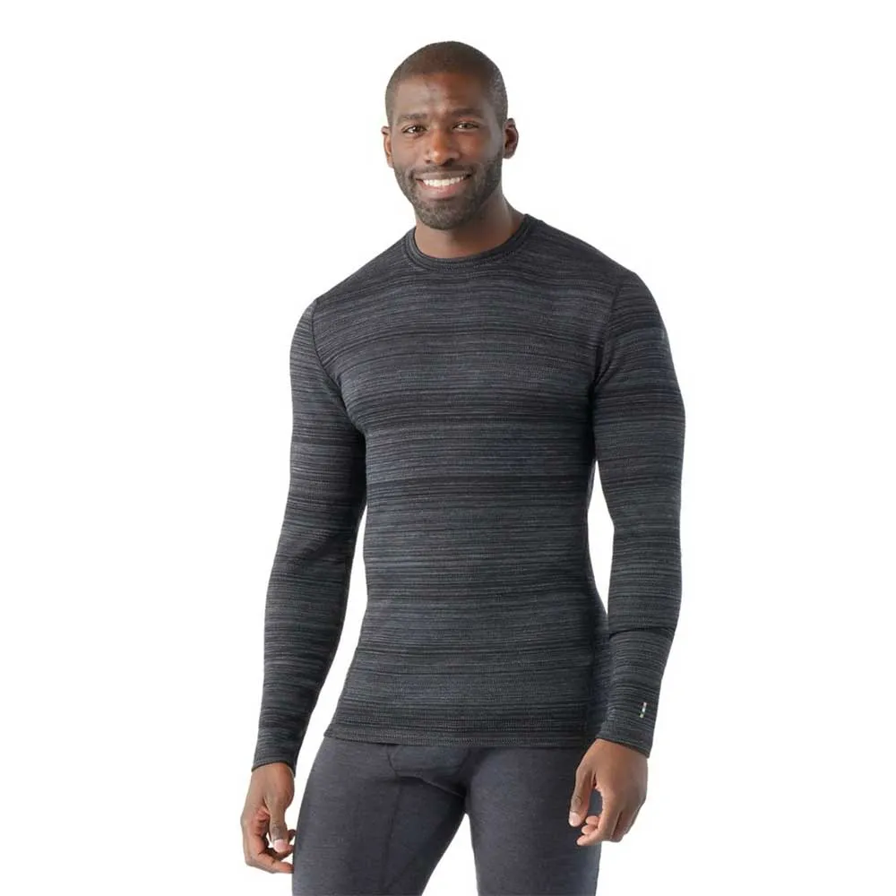 Men's Classic Thermal Merino Base Layer Crew - Black Color Shift