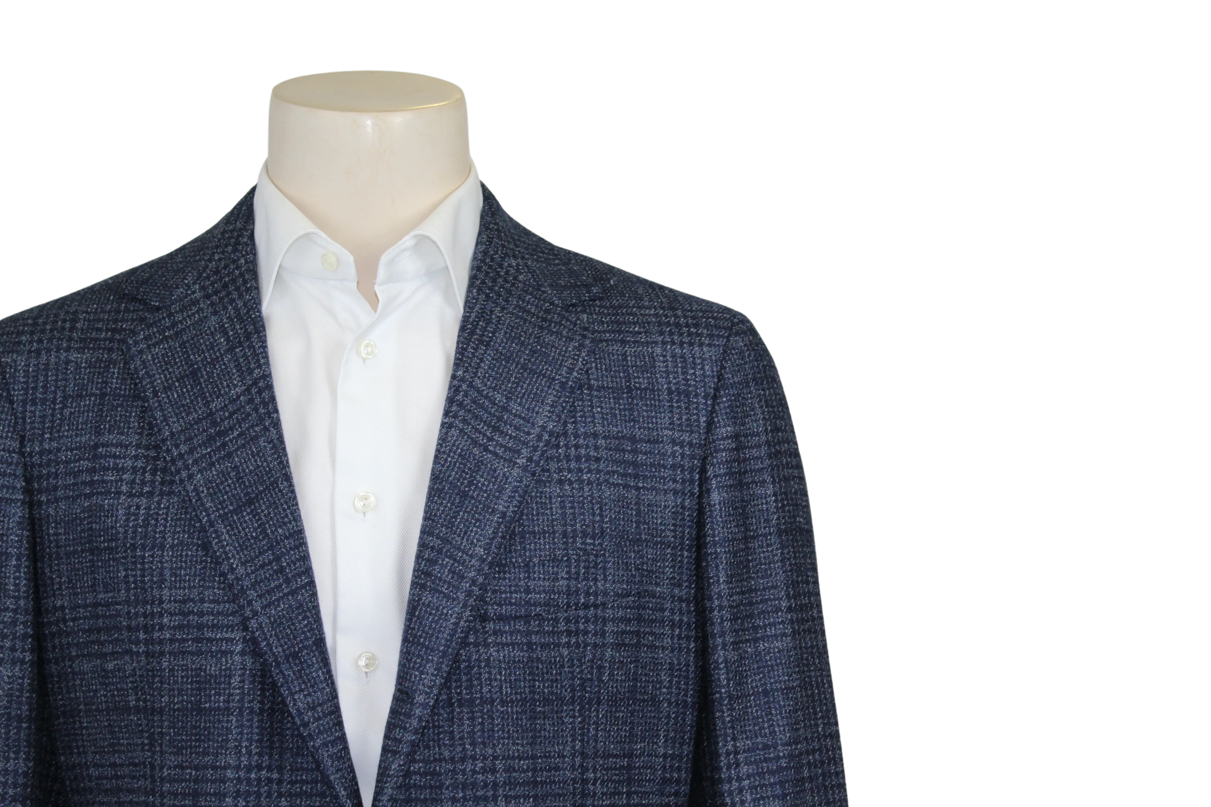 Navy Plaid Sport Coat