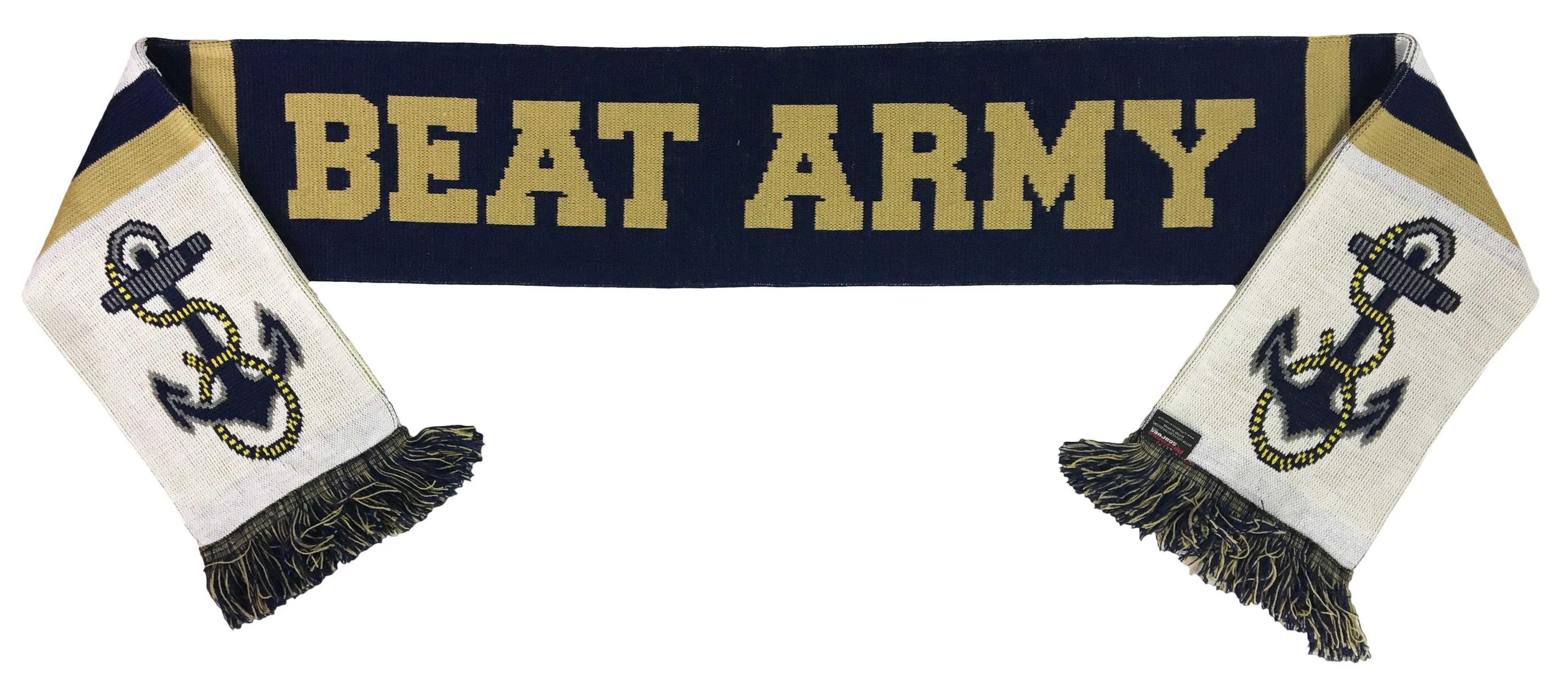 NAVY SCARF -  Go Navy Beat Army!