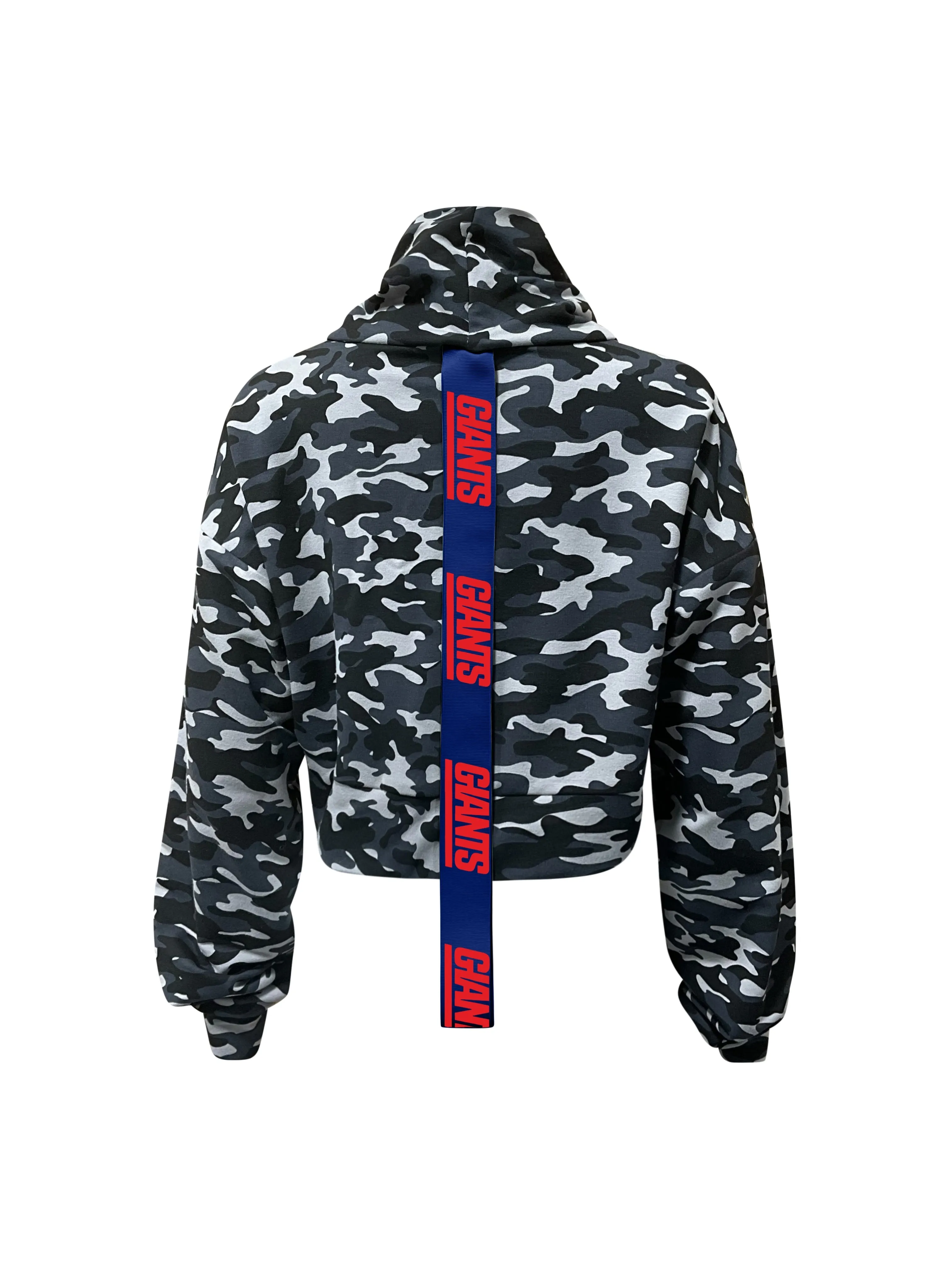 New York Giants Crop Camo Sweatshirt