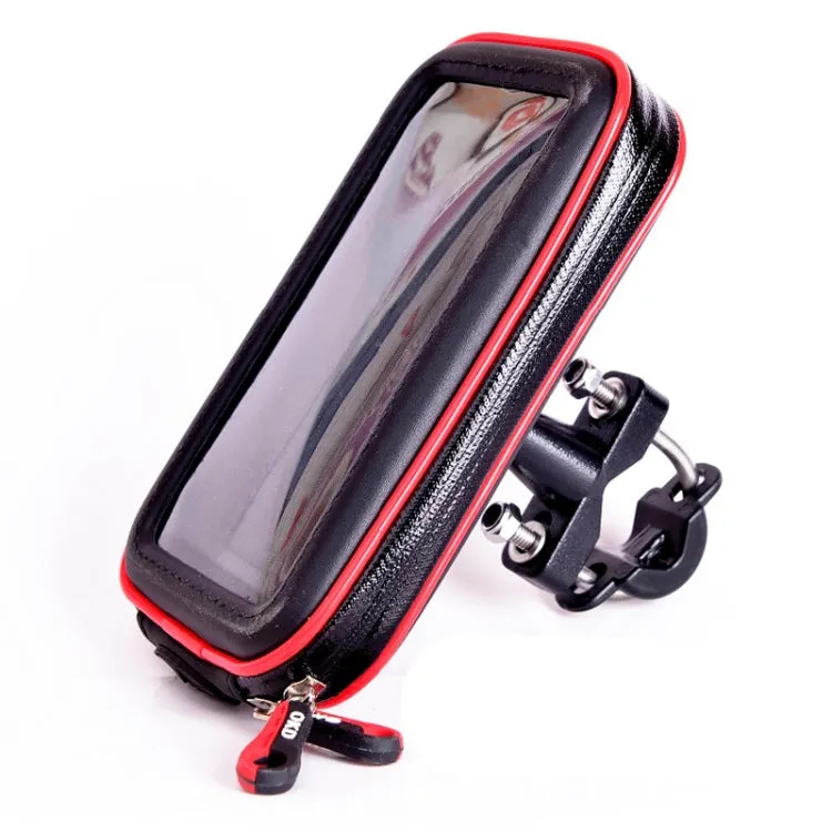 OKD Motorcycle Bicycle Touch Screen Waterproof Mobile Phone Bag Bracket M(Upgrade U-shaped Base)