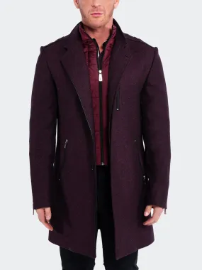 Peacoat Captain Red