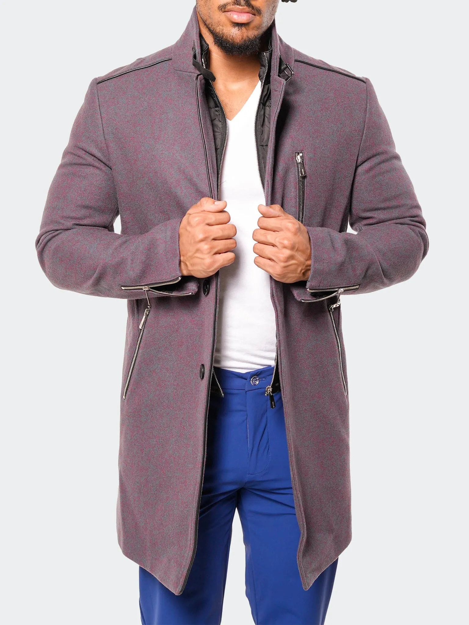 Peacoat CaptainBordeaux Blue